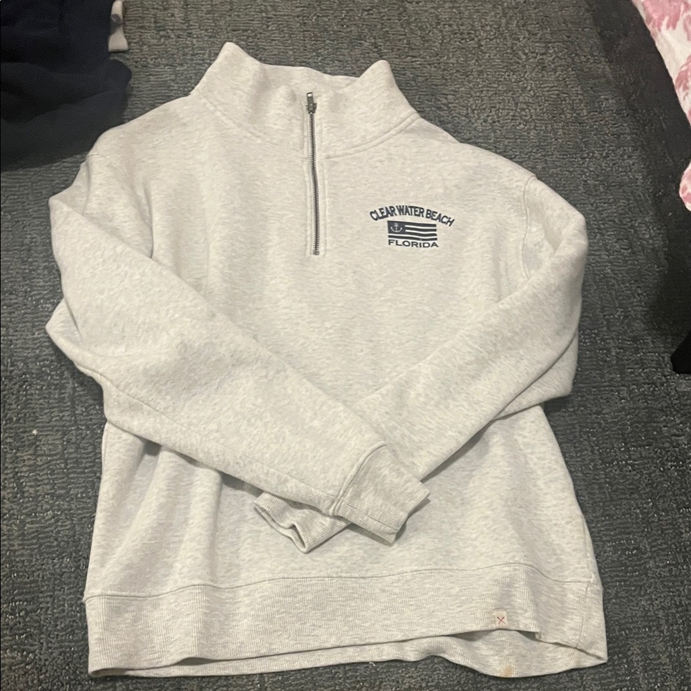 Gray Clearwater Beach Women's Sweater